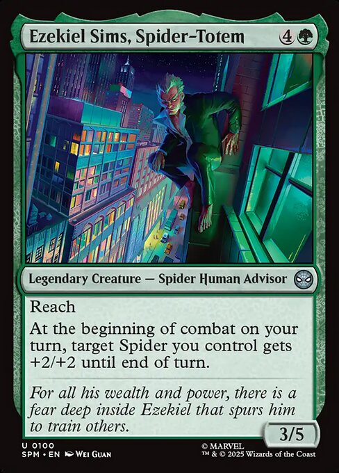 Marvel's Spider-Man - 100 - Ezekiel Sims, Spider-Totem - Uncommon - Foil