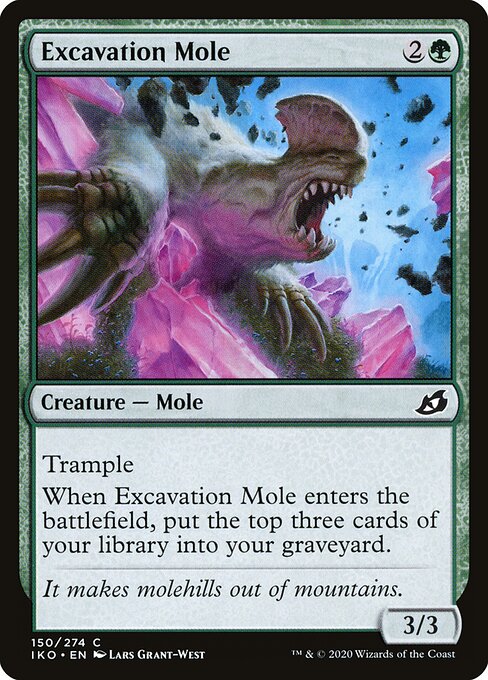 Ikoria: Lair of Behemoths - 150 - Excavation Mole - Common - Foil