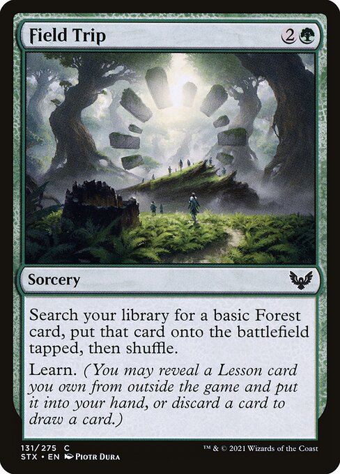 Strixhaven: School of Mages - 131 - Field Trip - Common - Foil