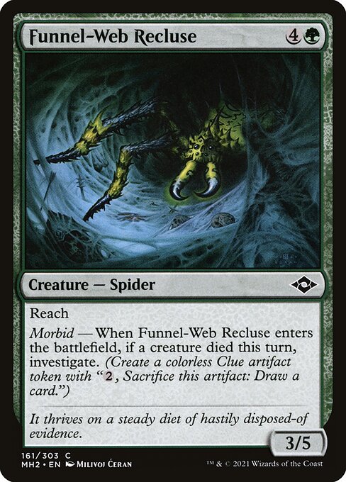 Modern Horizons 2 - 161 - Funnel-Web Recluse - Common - Foil