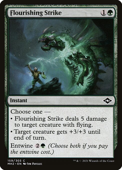 Modern Horizons 2 - 159 - Flourishing Strike - Common - Foil