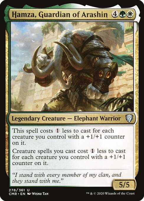 Commander Legends - 278 - Hamza, Guardian of Arashin - Uncommon - Foil