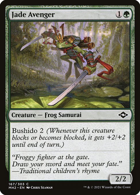 Modern Horizons 2 - 167 - Jade Avenger - Common - Foil