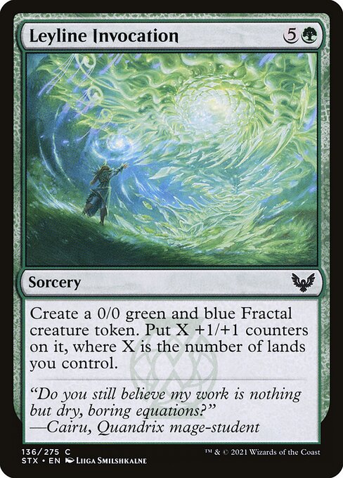 Strixhaven: School of Mages - 136 - Leyline Invocation - Common - Foil