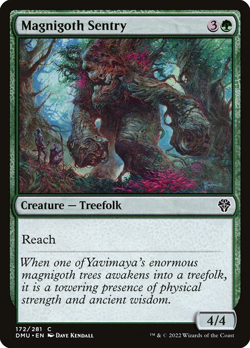Dominaria United - 172 - Magnigoth Sentry - Common - Foil