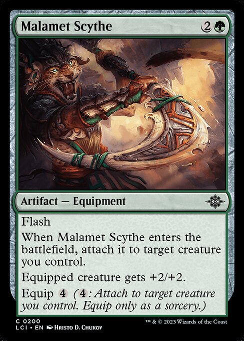 The Lost Caverns of Ixalan - 200 - Malamet Scythe - Common - Foil