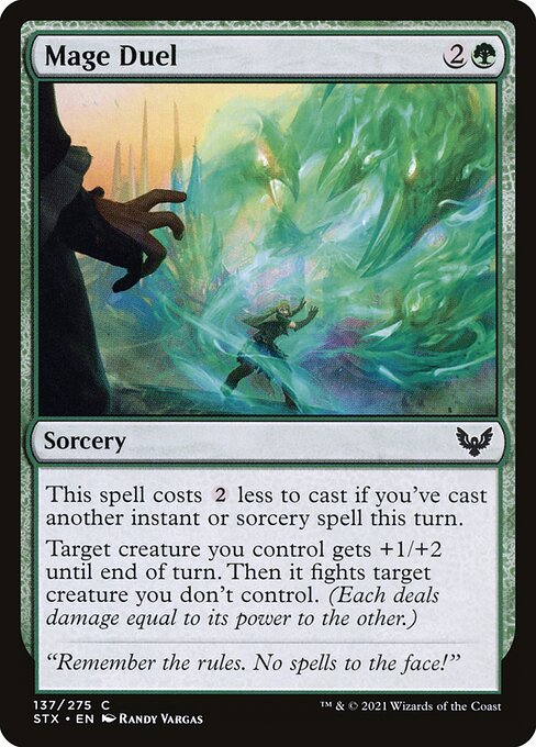 Strixhaven: School of Mages - 137 - Mage Duel - Common - Foil