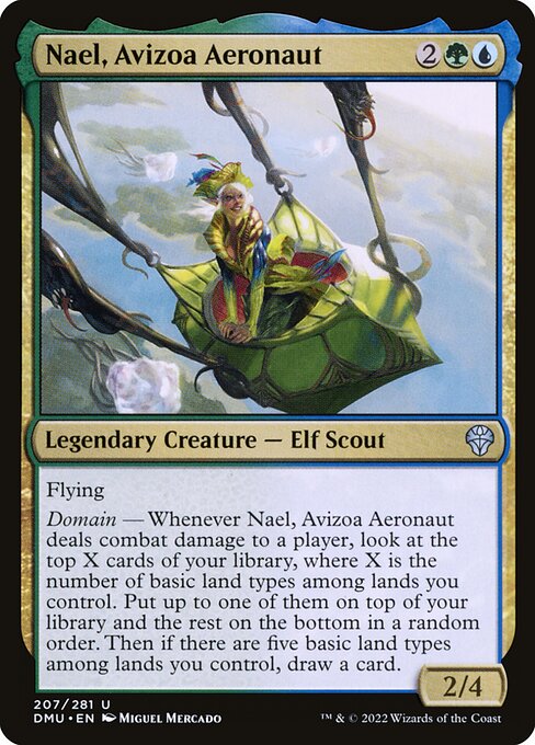 Dominaria United - 207 - Nael, Avizoa Aeronaut - Uncommon - Foil