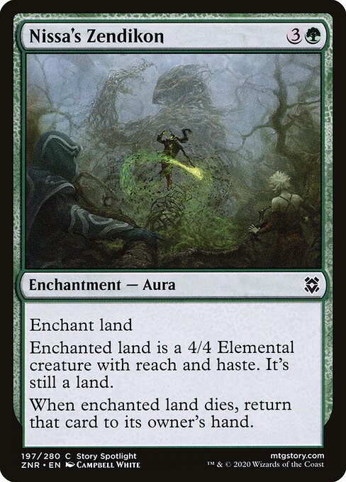 Zendikar Rising - 197 - Nissa's Zendikon - Common - Foil