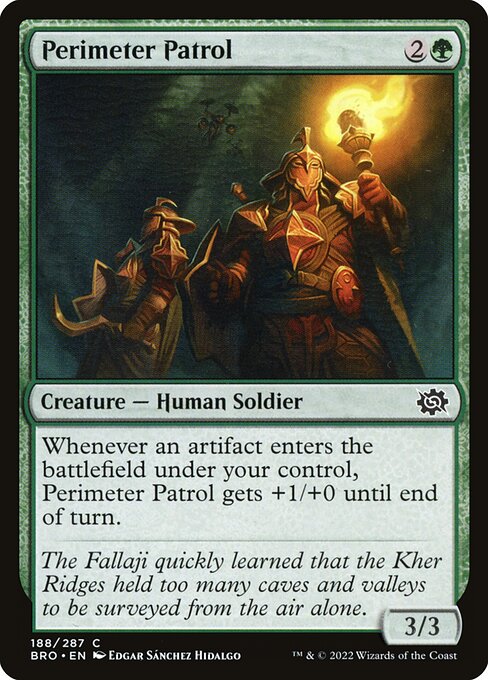 The Brothers' War - 188 - Perimeter Patrol - Common - Foil