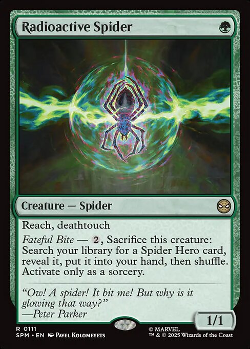 Marvel's Spider-Man - 111 - Radioactive Spider - Rare - Foil