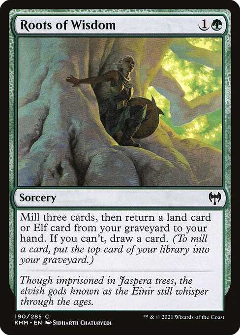 Kaldheim - 190 - Roots of Wisdom - Common - Foil