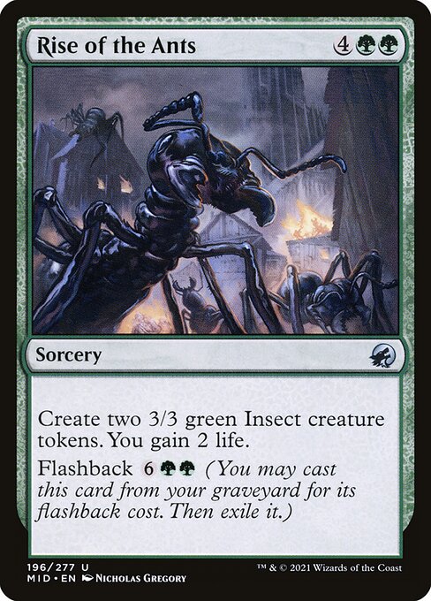 Innistrad: Midnight Hunt - 196 - Rise of the Ants - Uncommon - Foil