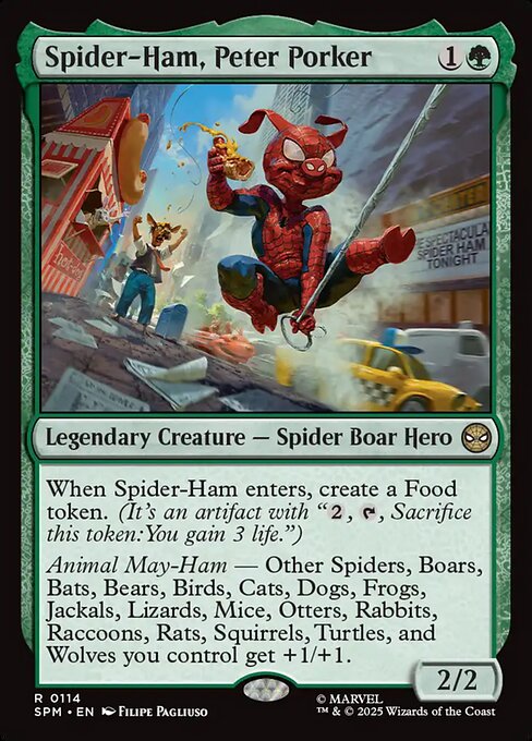 Marvel's Spider-Man - 114 - Spider-Ham, Peter Porker - Rare - Foil