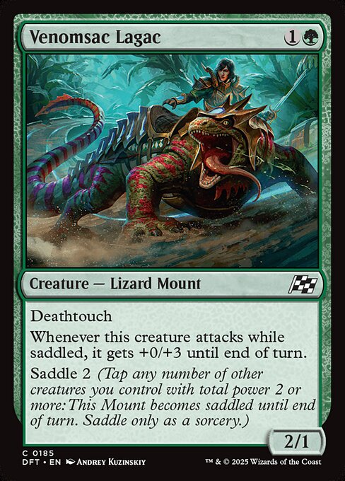Aetherdrift - 185 - Venomsac Lagac - Common - Foil
