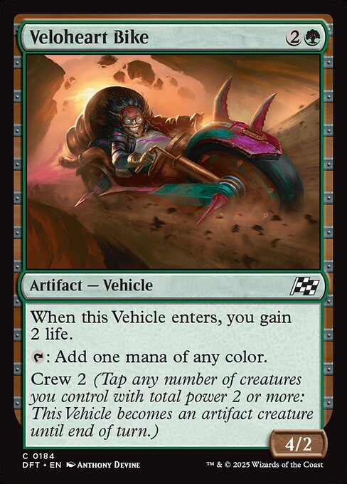 Aetherdrift - 184 - Veloheart Bike - Common - Foil