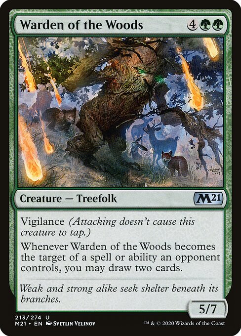 Core Set 2021 - 213 - Warden of the Woods - Uncommon