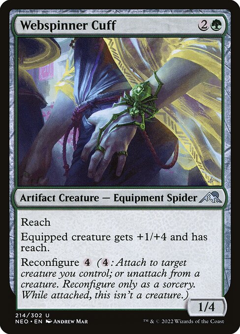 Kamigawa: Neon Dynasty - 214 - Webspinner Cuff - Uncommon