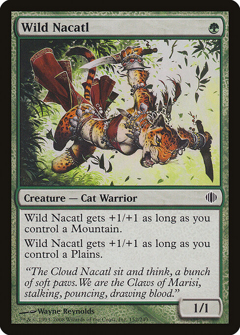 Shards of Alara - 152 - Wild Nacatl - Common