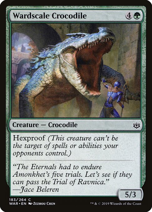 War of the Spark - 183 - Wardscale Crocodile - Common