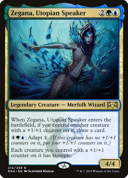 Ravnica Allegiance - 214 - Zegana, Utopian Speaker - Rare