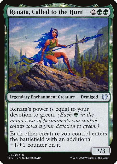 Theros Beyond Death - 196 - Renata, Called to the Hunt - Uncommon