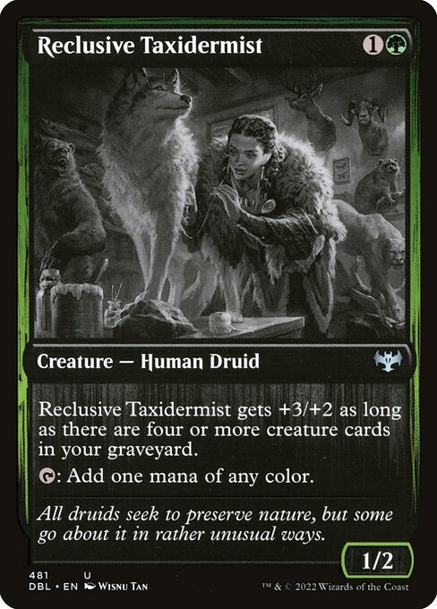 Innistrad: Double Feature - 481 - Reclusive Taxidermist - Uncommon