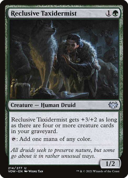 Innistrad: Crimson Vow - 214 - Reclusive Taxidermist - Uncommon