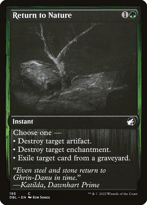 Innistrad: Double Feature - 195 - Return to Nature - Common