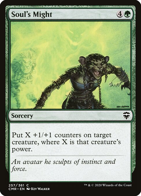 Commander Legends - 257 - Soul's Might - Common