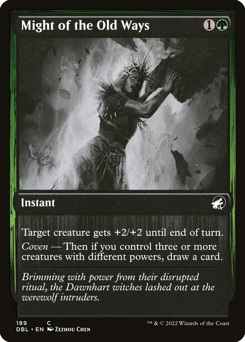 Innistrad: Double Feature - 189 - Might of the Old Ways - Common