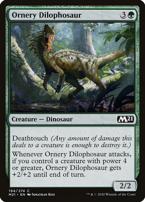 Core Set 2021 - 194 - Ornery Dilophosaur - Common