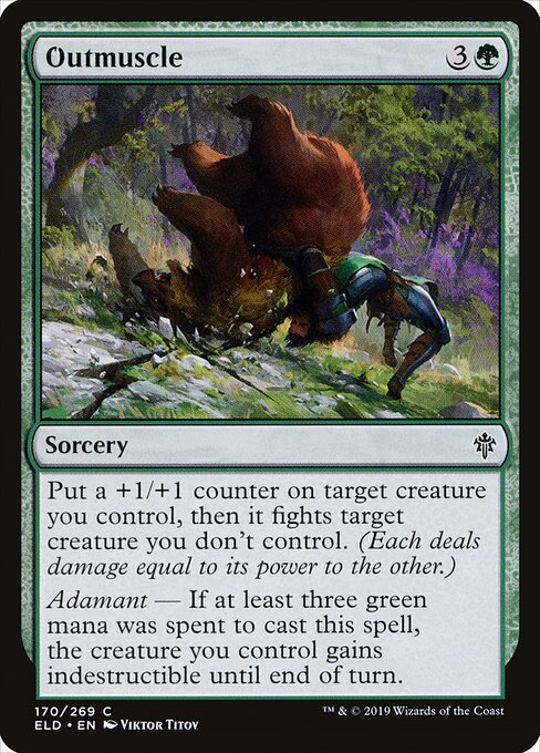Throne of Eldraine - 170 - Outmuscle - Common