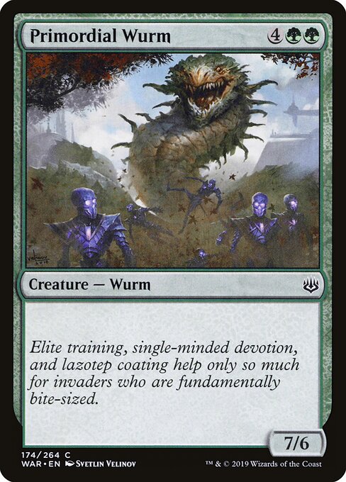 War of the Spark - 174 - Primordial Wurm - Common