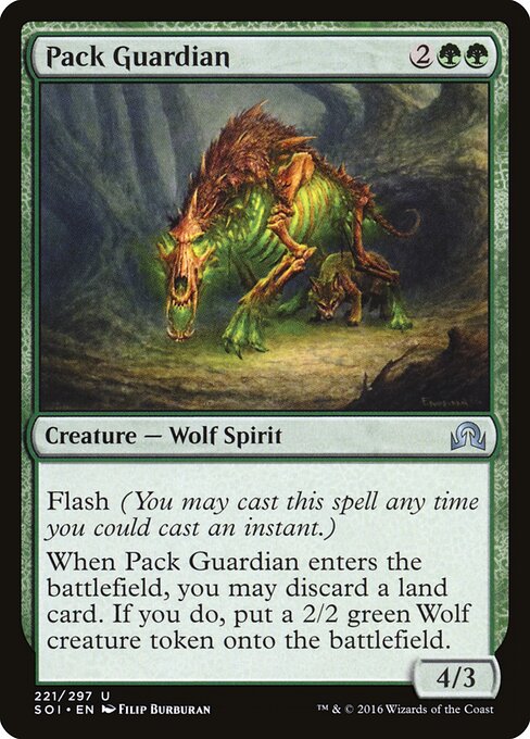 Shadows over Innistrad - 221 - Pack Guardian - Uncommon