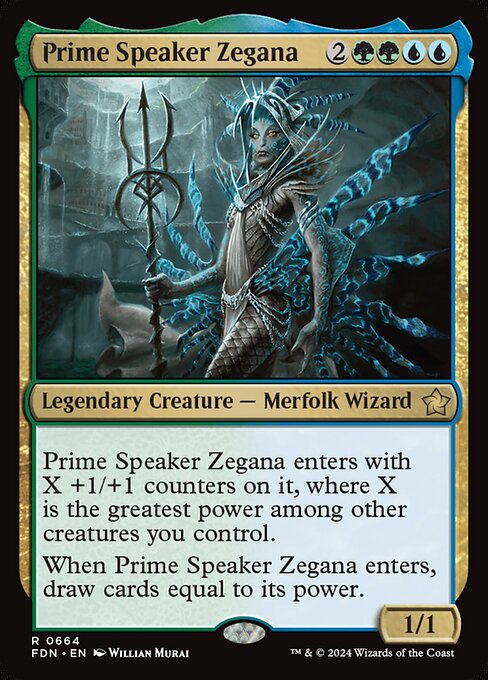 Foundations - 664 - Prime Speaker Zegana - Rare
