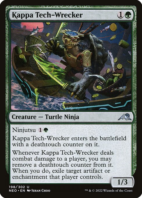 Kamigawa: Neon Dynasty - 198 - Kappa Tech-Wrecker - Uncommon