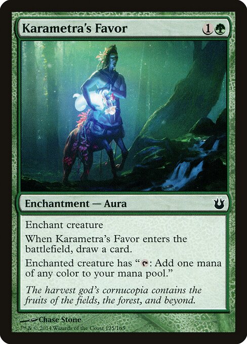 Born of the Gods - 125 - Karametra's Favor - Common