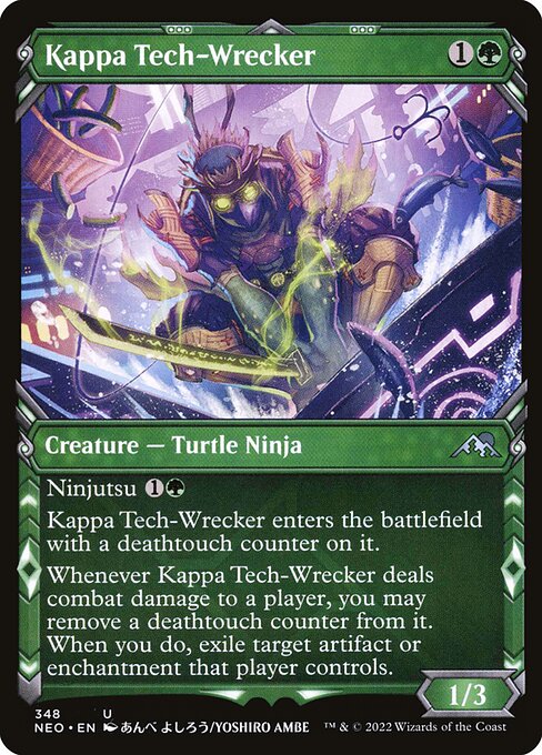 Kamigawa: Neon Dynasty - 348 - Kappa Tech-Wrecker - Uncommon