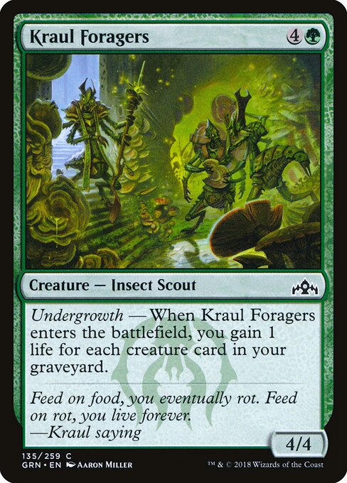 Guilds of Ravnica - 135 - Kraul Foragers - Common