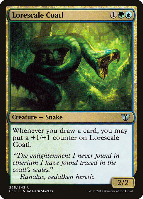 Commander 2015 - 225 - Lorescale Coatl - Uncommon