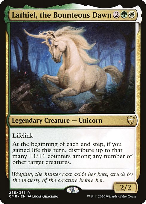 Commander Legends - 285 - Lathiel, the Bounteous Dawn - Rare