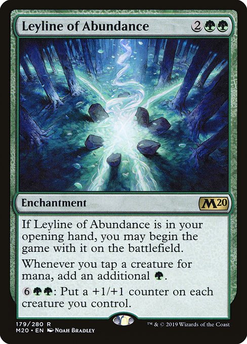 Core Set 2020 - 179 - Leyline of Abundance - Rare