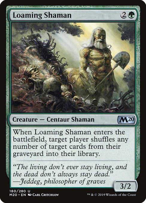 Core Set 2020 - 180 - Loaming Shaman - Uncommon
