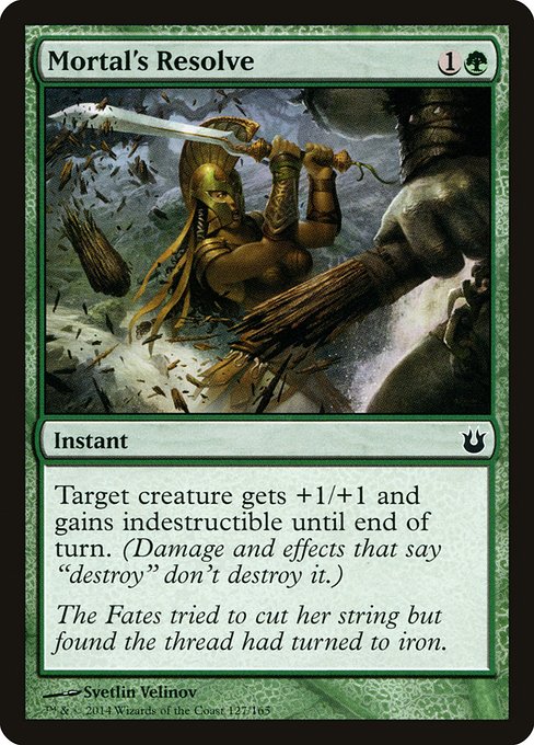 Born of the Gods - 127 - Mortal's Resolve - Common