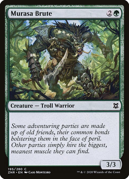Zendikar Rising - 195 - Murasa Brute - Common