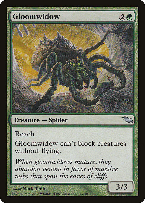 Shadowmoor - 117 - Gloomwidow - Uncommon