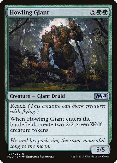 Core Set 2020 - 177 - Howling Giant - Uncommon