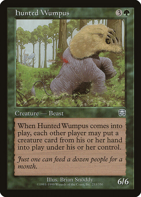 Mercadian Masques - 253 - Hunted Wumpus - Uncommon