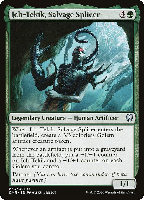Commander Legends - 233 - Ich-Tekik, Salvage Splicer - Uncommon